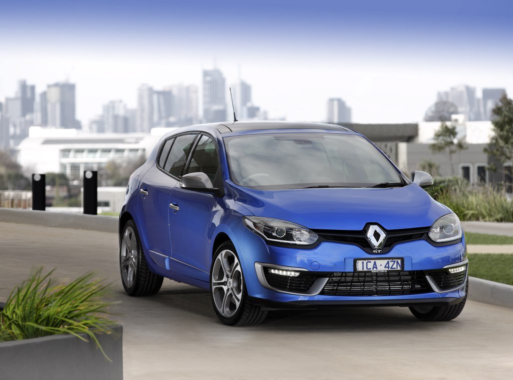 The Renault Megane GT220. The Renault Megane GT220.